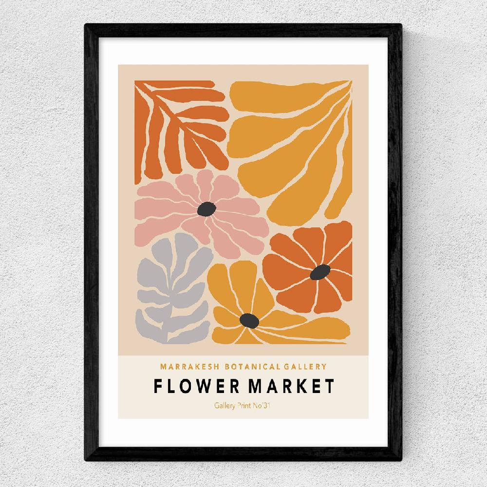 East End Prints Flower Market Marrakesh