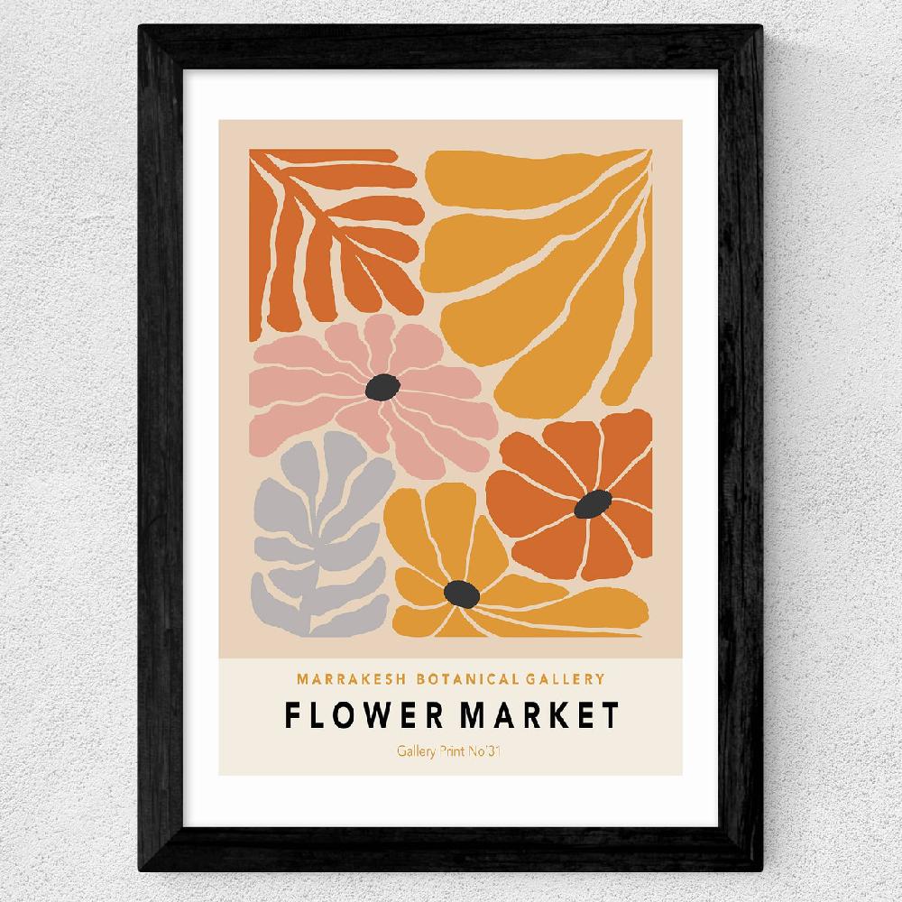 East End Prints Flower Market Marrakesh