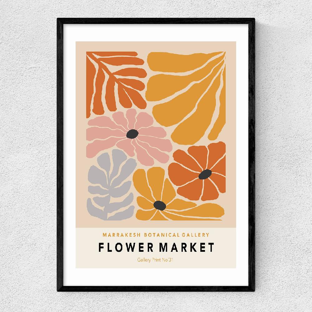east end prints Flower Market Marrakesh