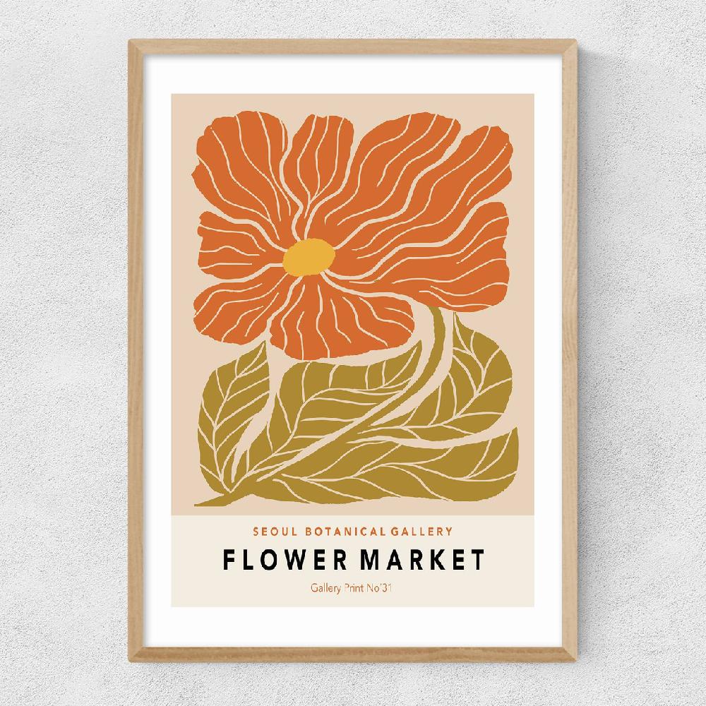 East End Prints Flower Market Seoul