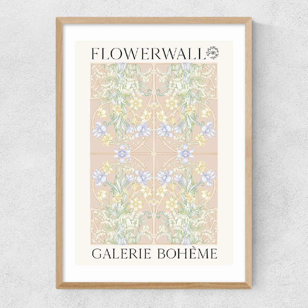 East End Prints Flowerwall II