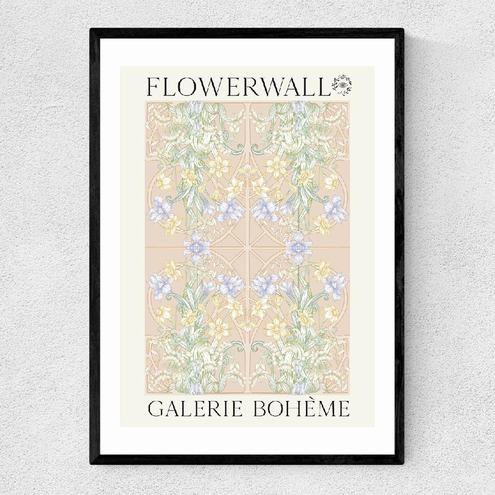 east end prints Flowerwall II