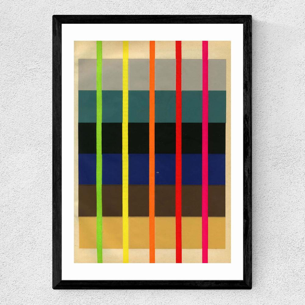 East End Prints Fluoro Abstract