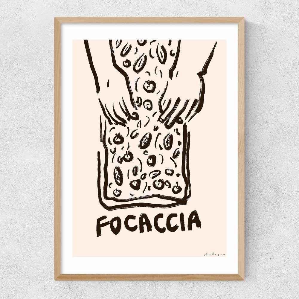 East End Prints Focaccia Light