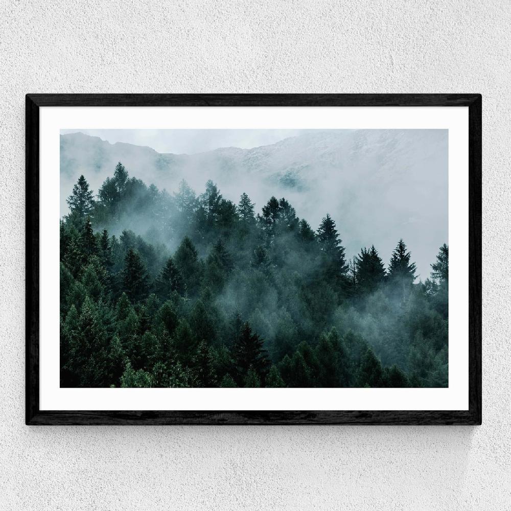 East End Prints Foggy Hills