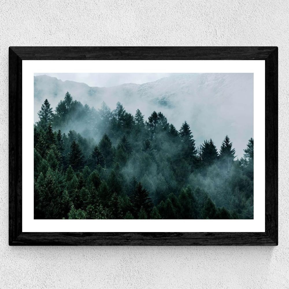 East End Prints Foggy Hills