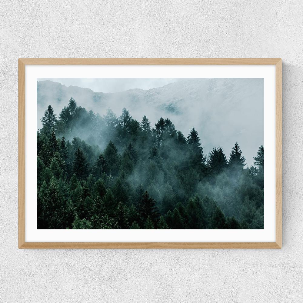 East End Prints Foggy Hills