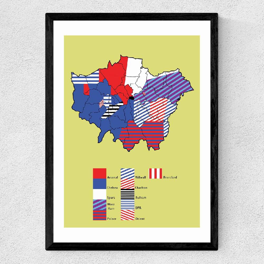 East End Prints Football Territory