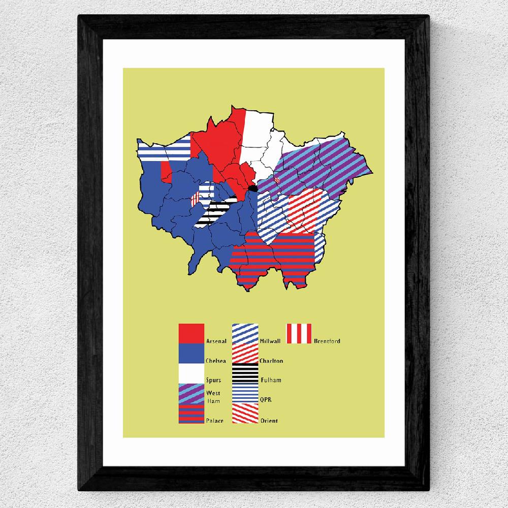 East End Prints Football Territory