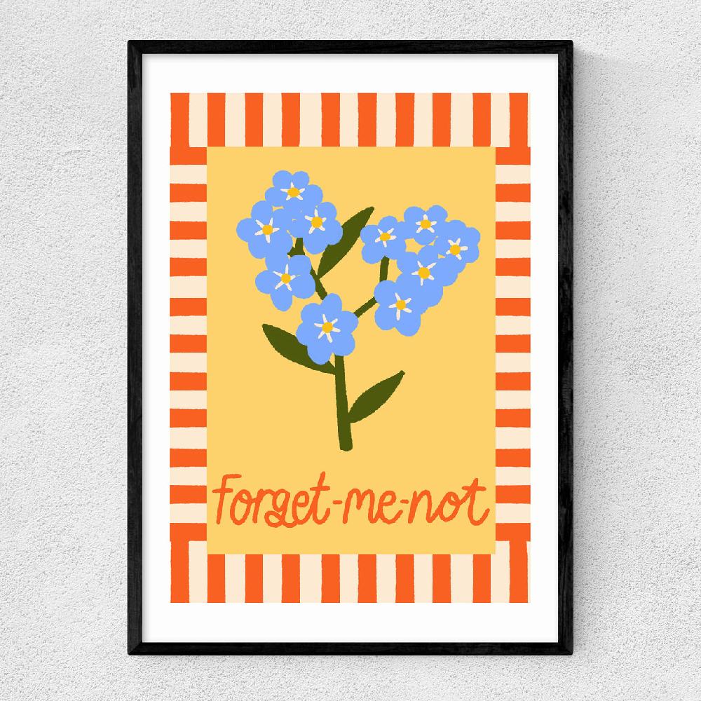 east end prints Forget Me Not