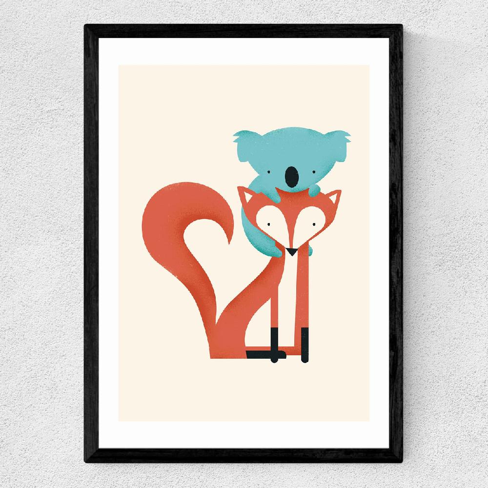 East End Prints Fox & Koala