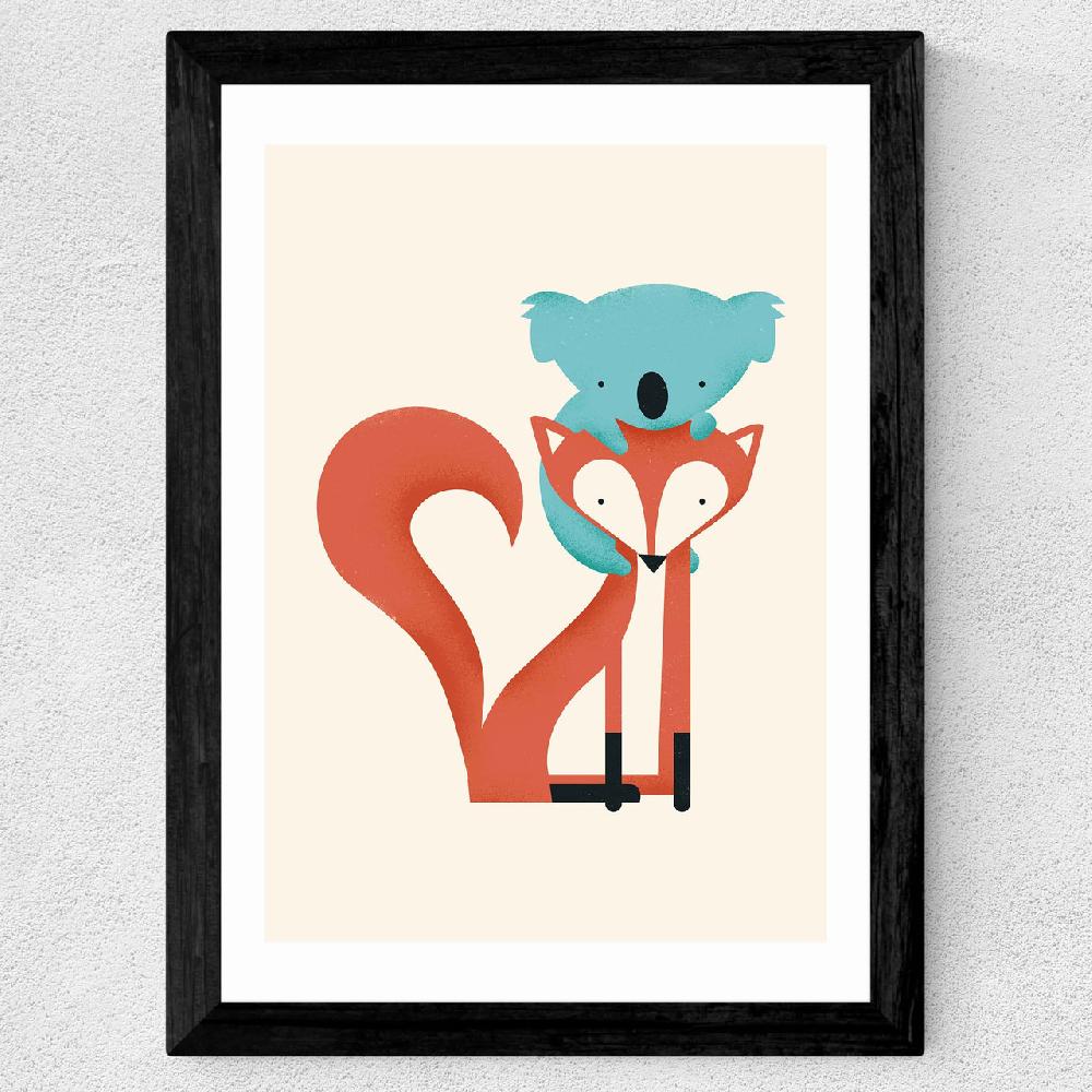 East End Prints Fox & Koala
