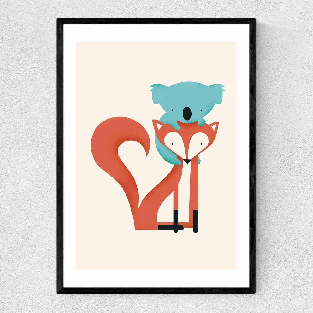 east end prints Fox & Koala