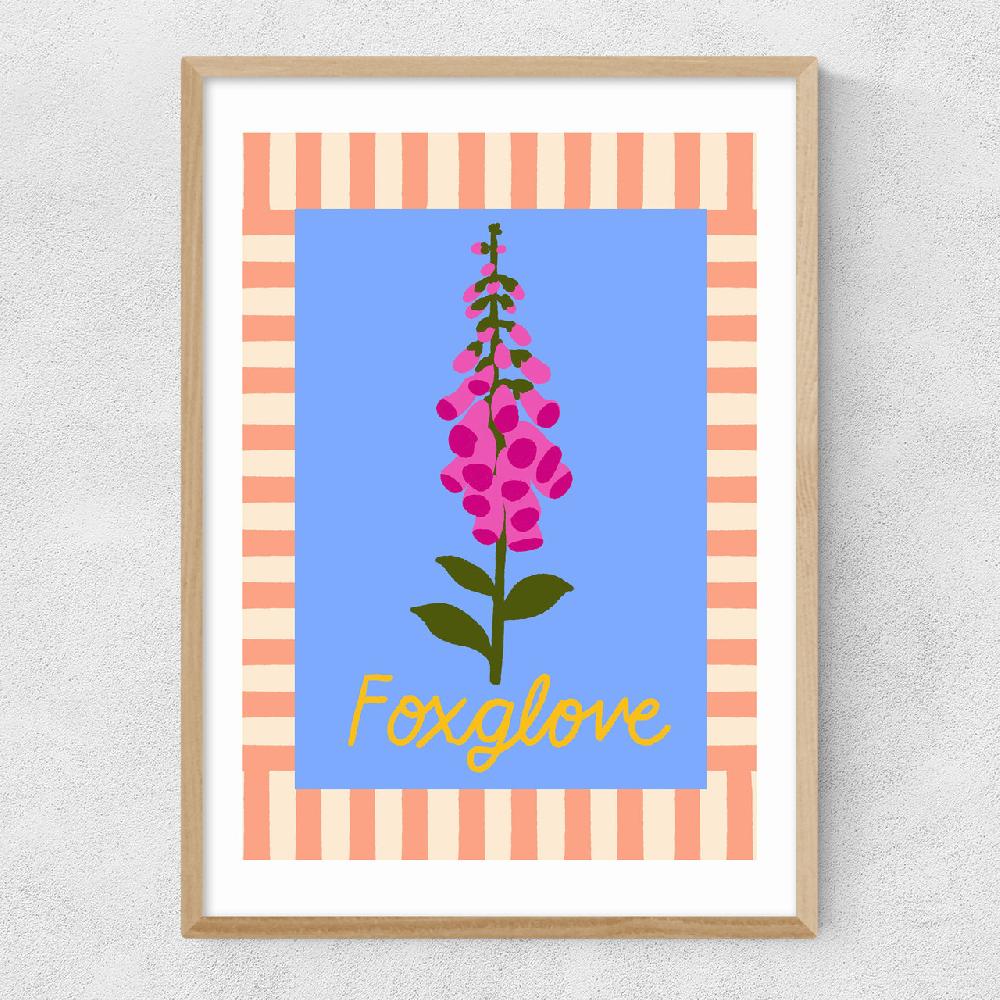 East End Prints Foxglove