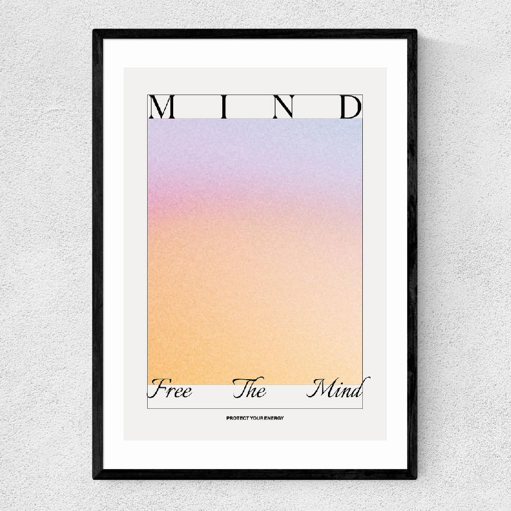 East End Prints Free The Mind