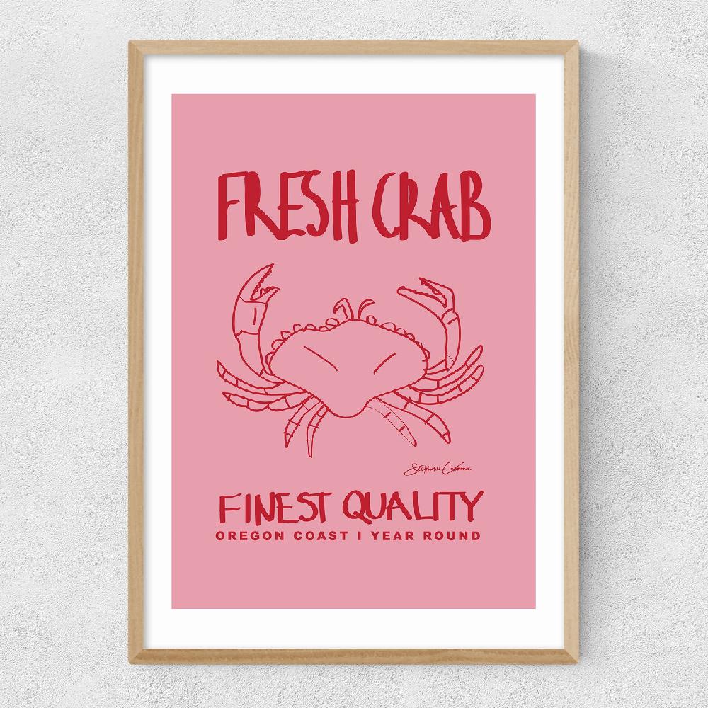 East End Prints Fresh Crab