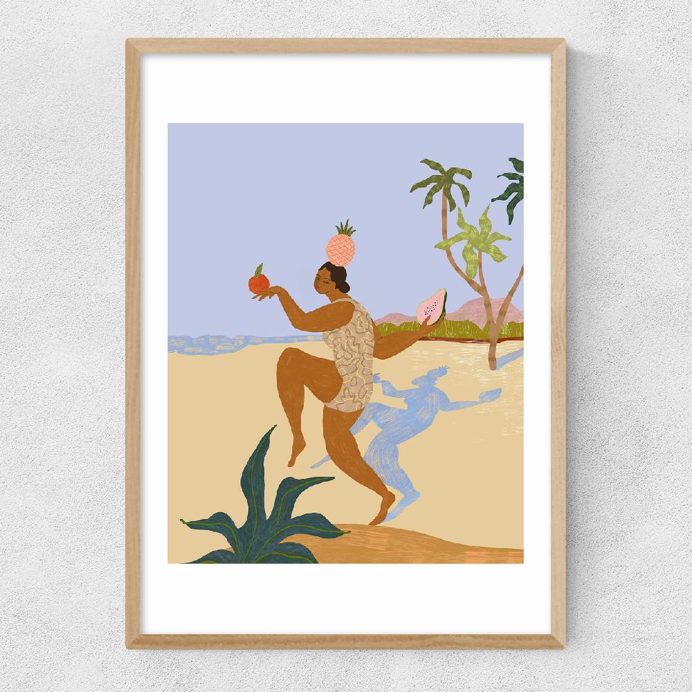 East End Prints Fruit Balancing Act