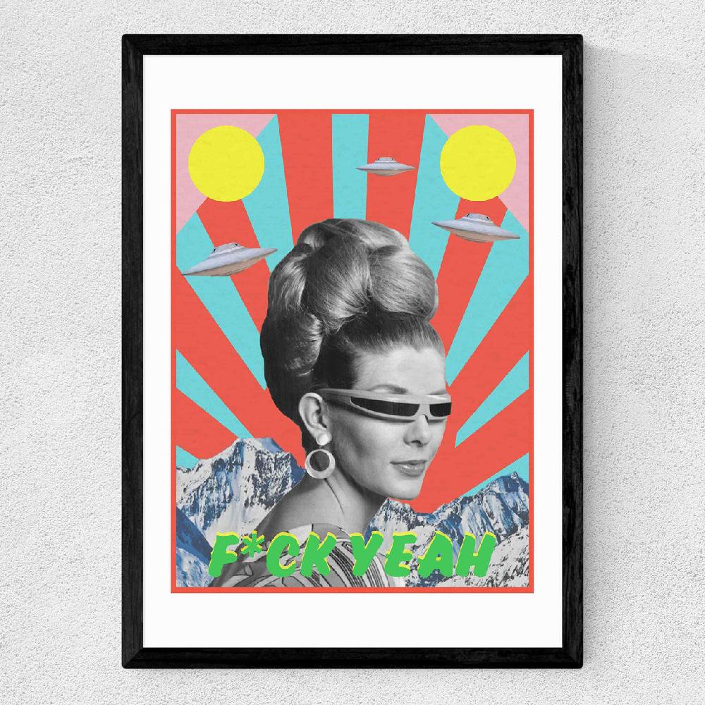 East End Prints Fuck Yeah