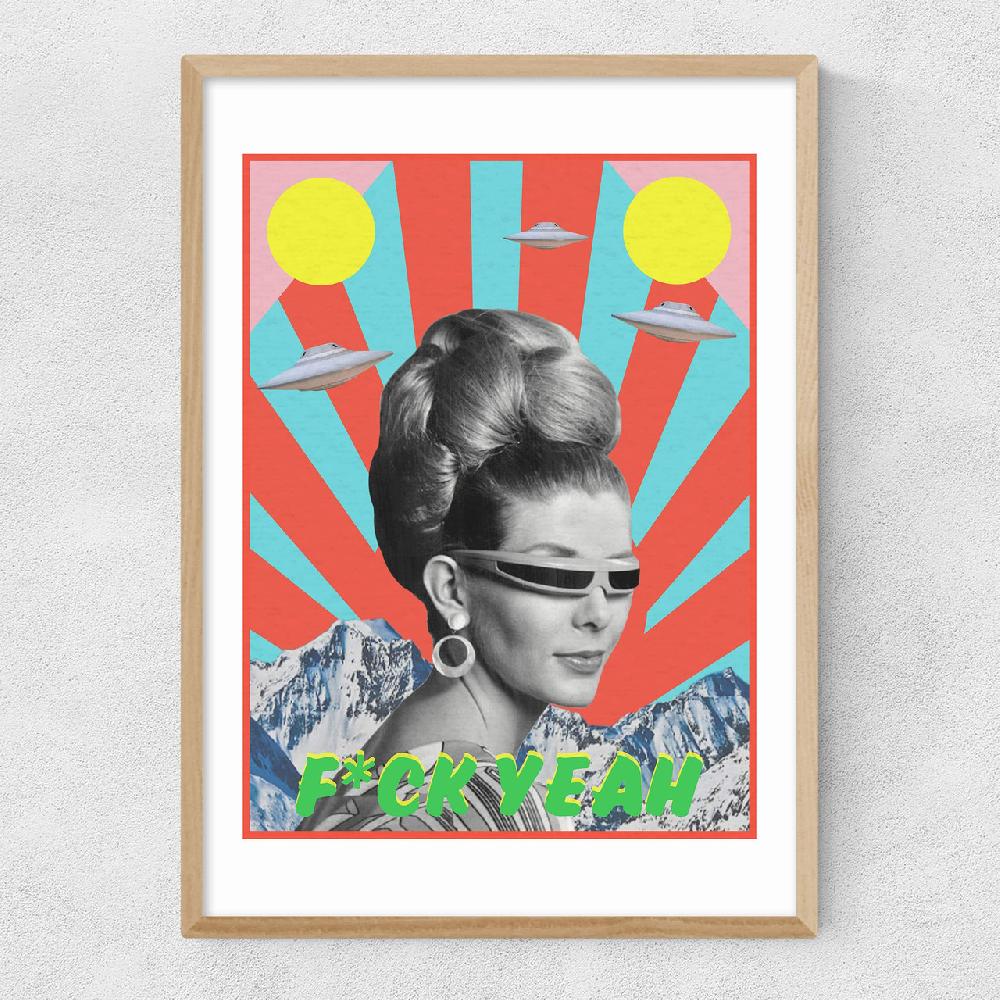 East End Prints Fuck Yeah