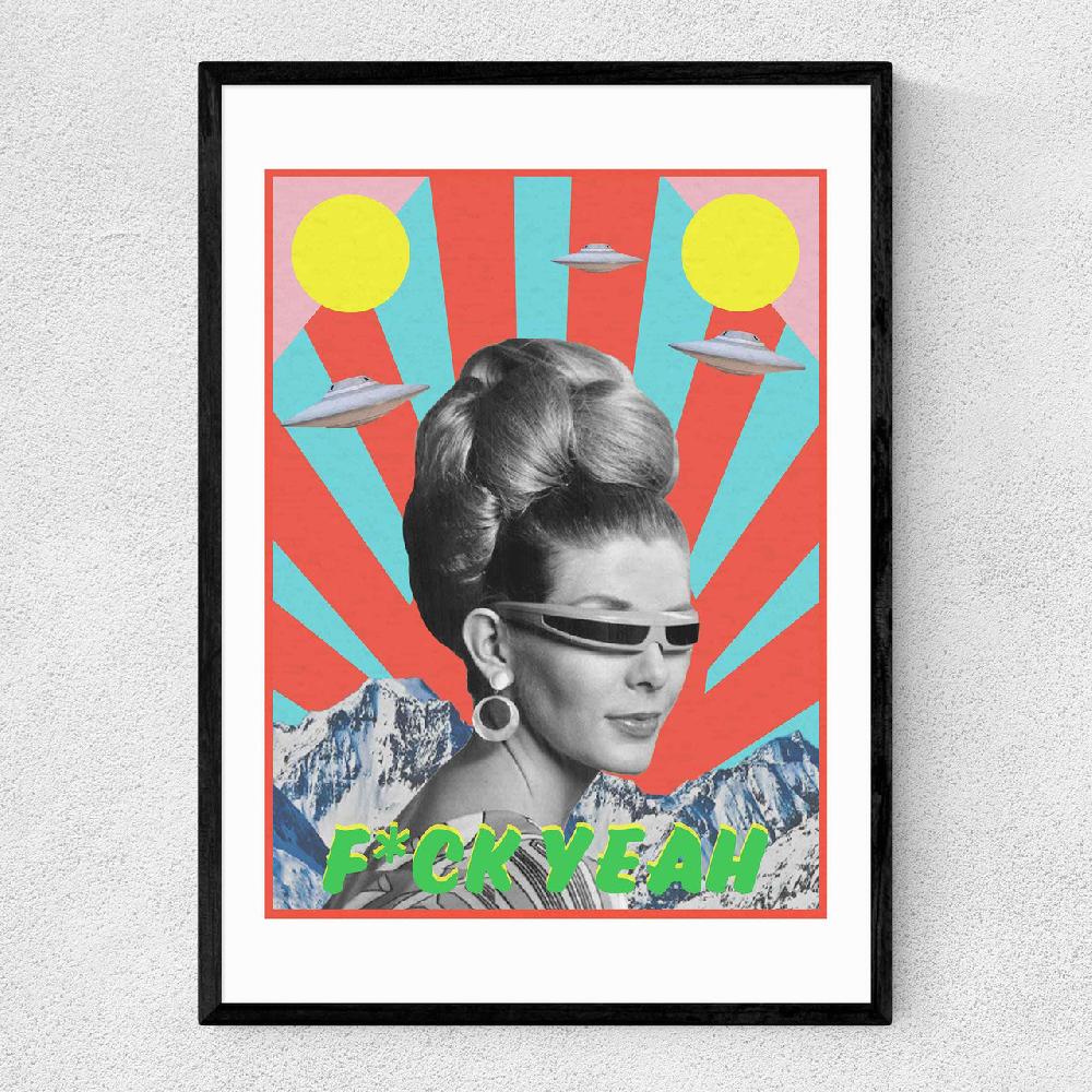 east end prints Fuck Yeah