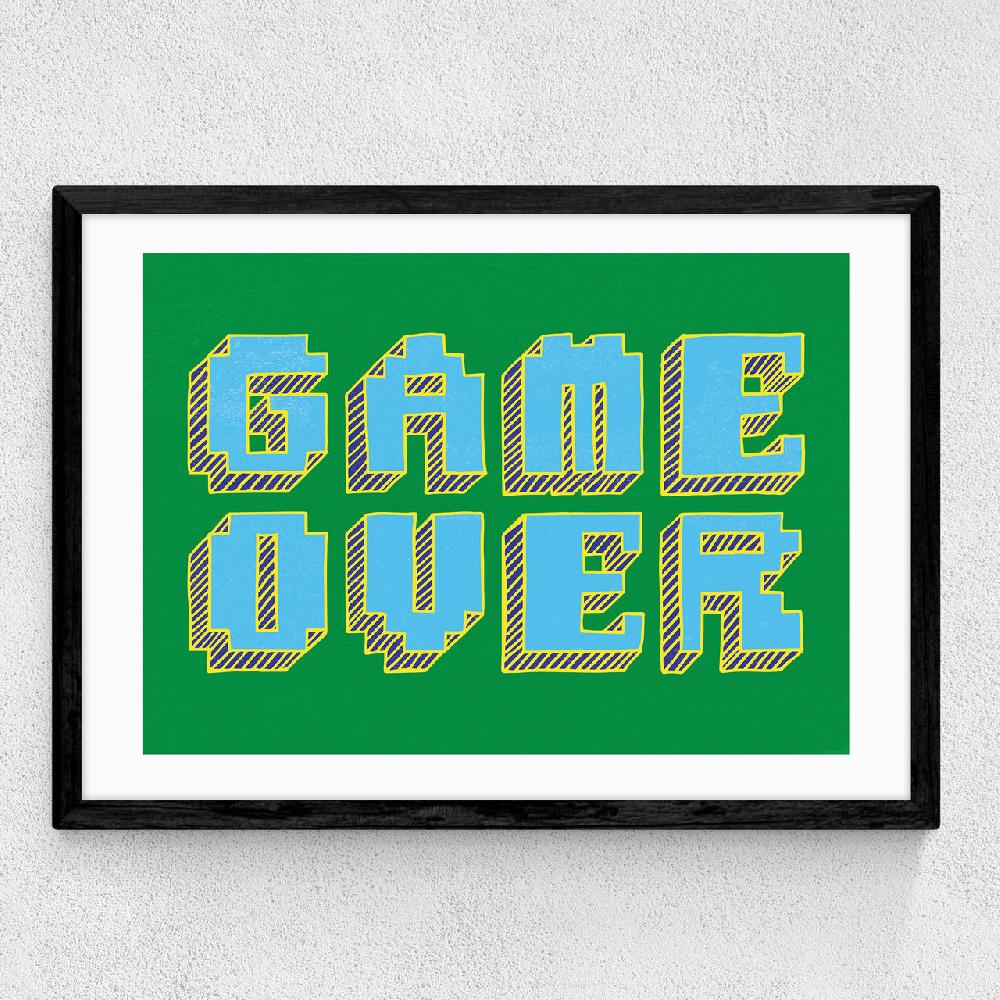 East End Prints Game Over