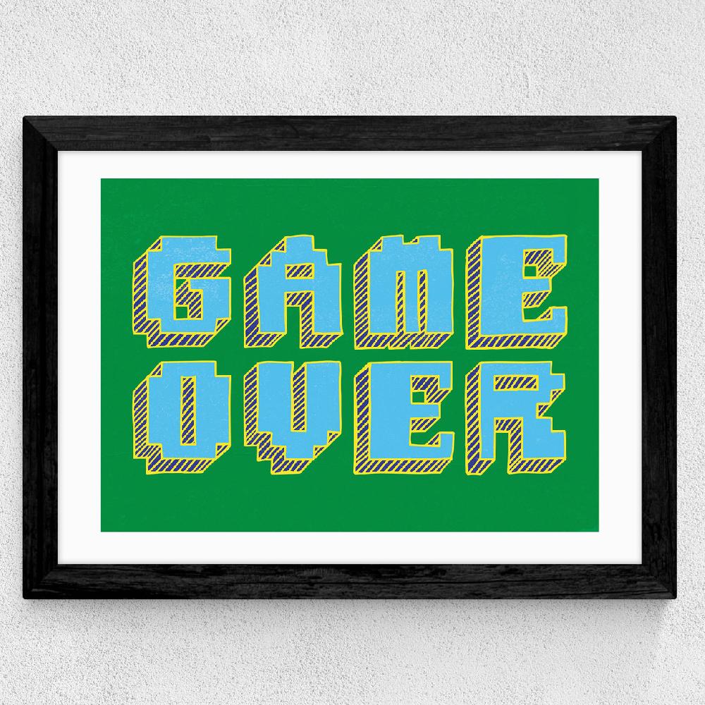 East End Prints Game Over