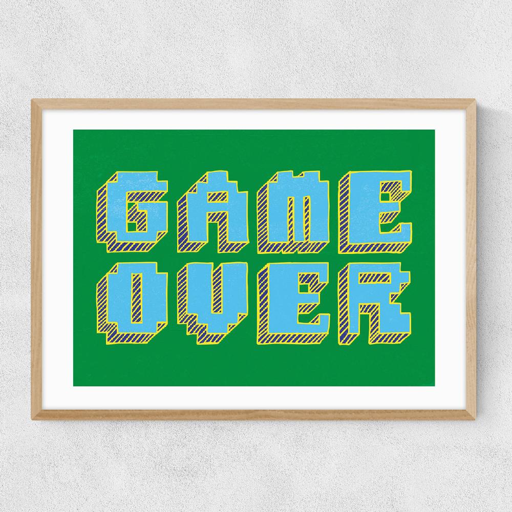 East End Prints Game Over