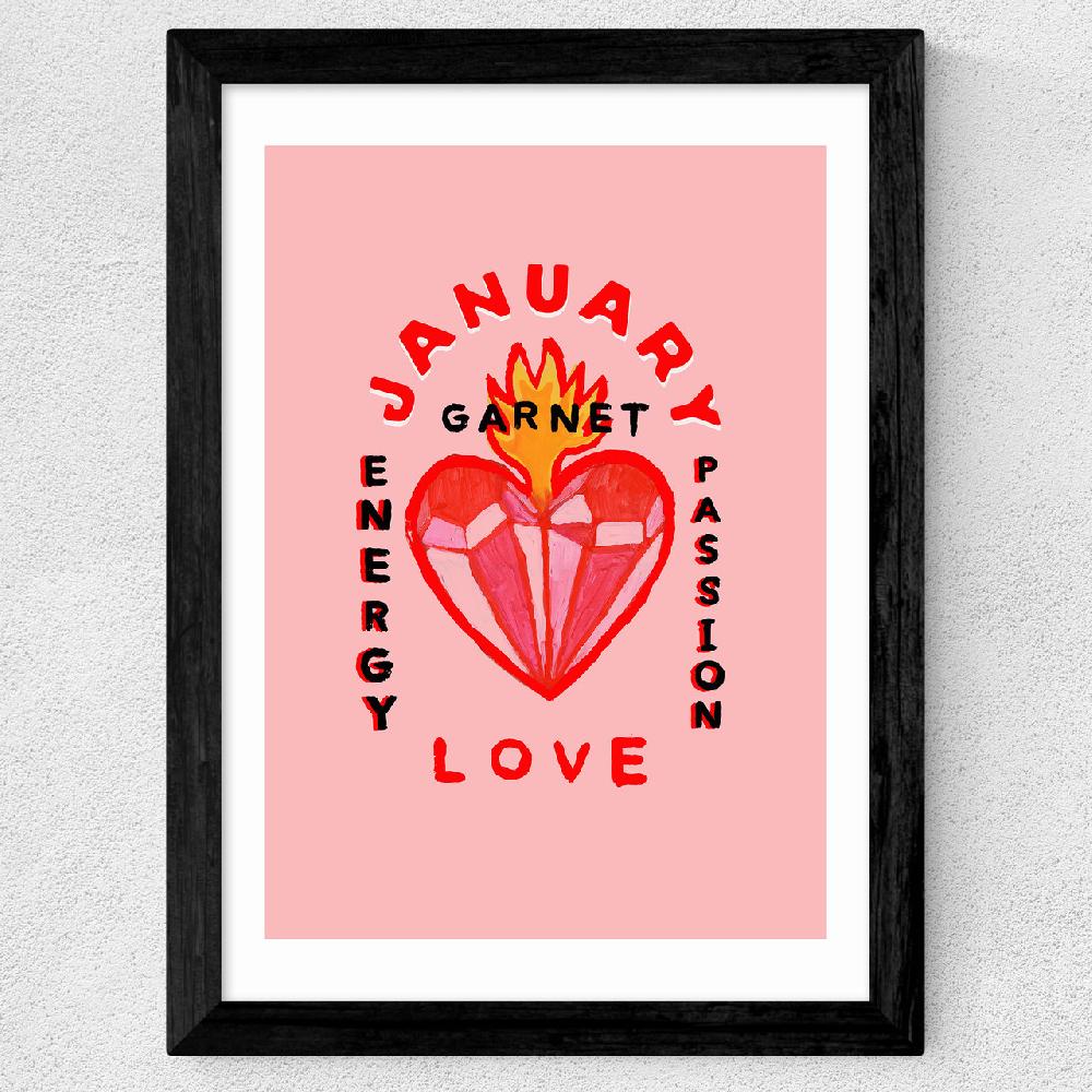 East End Prints Garnet