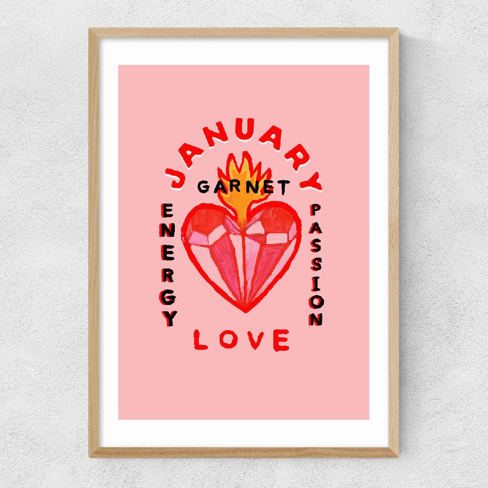 East End Prints Garnet