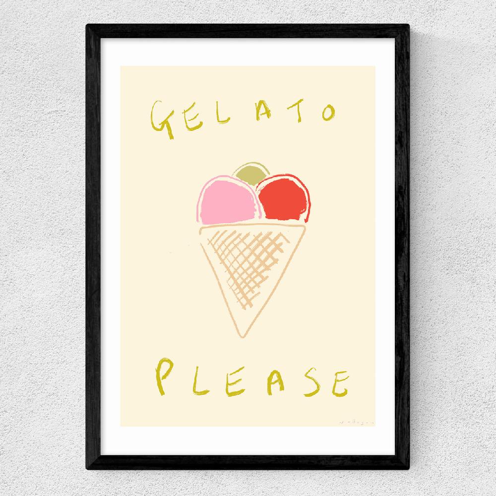 East End Prints Gelato Please