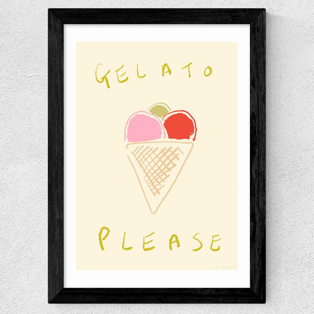 East End Prints Gelato Please