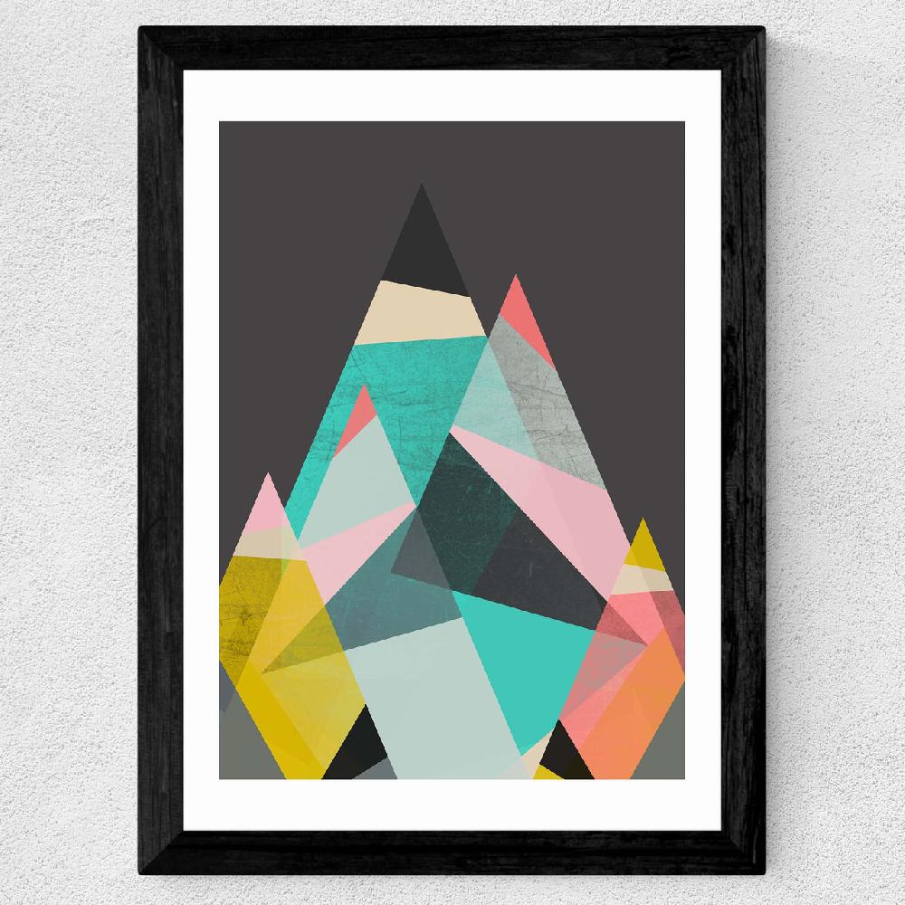 East End Prints Geo Mountains
