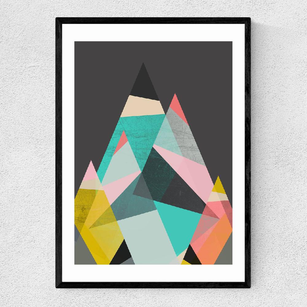 east end prints Geo Mountains