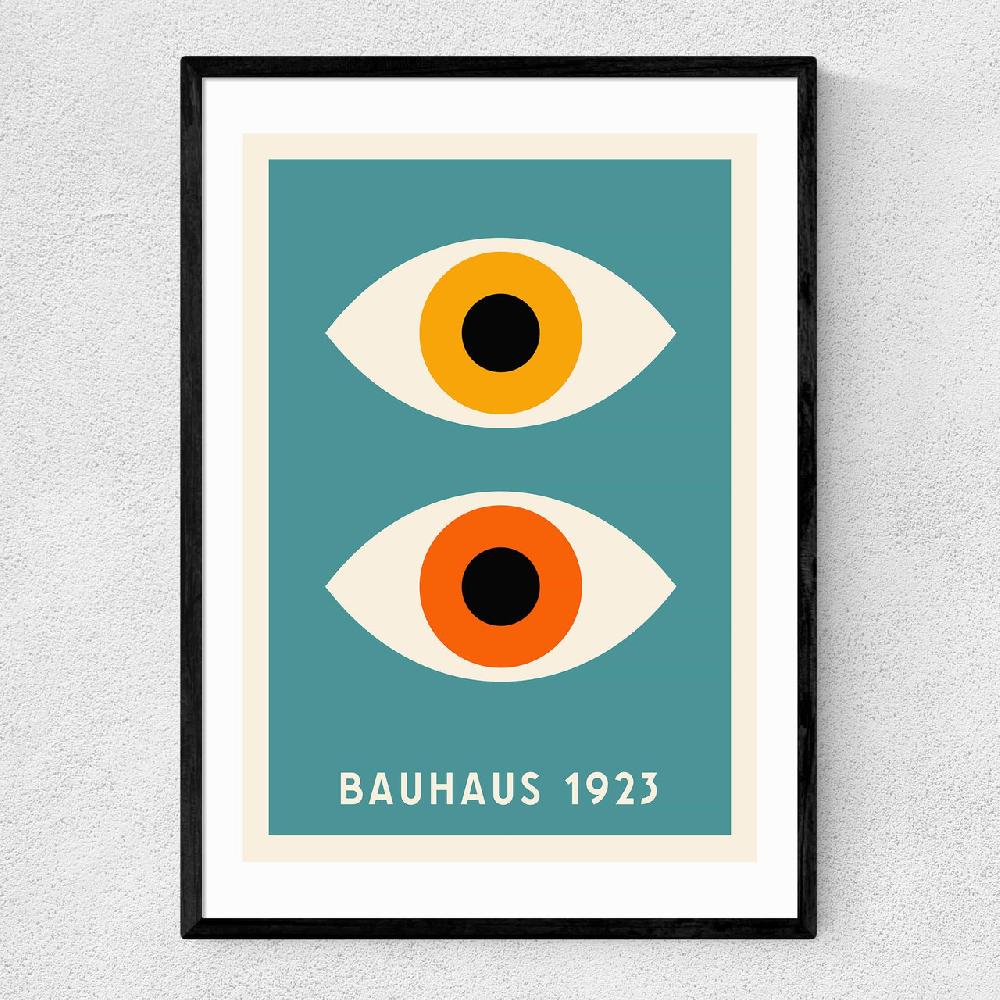 east end prints Geometric Eyes Bauhaus
