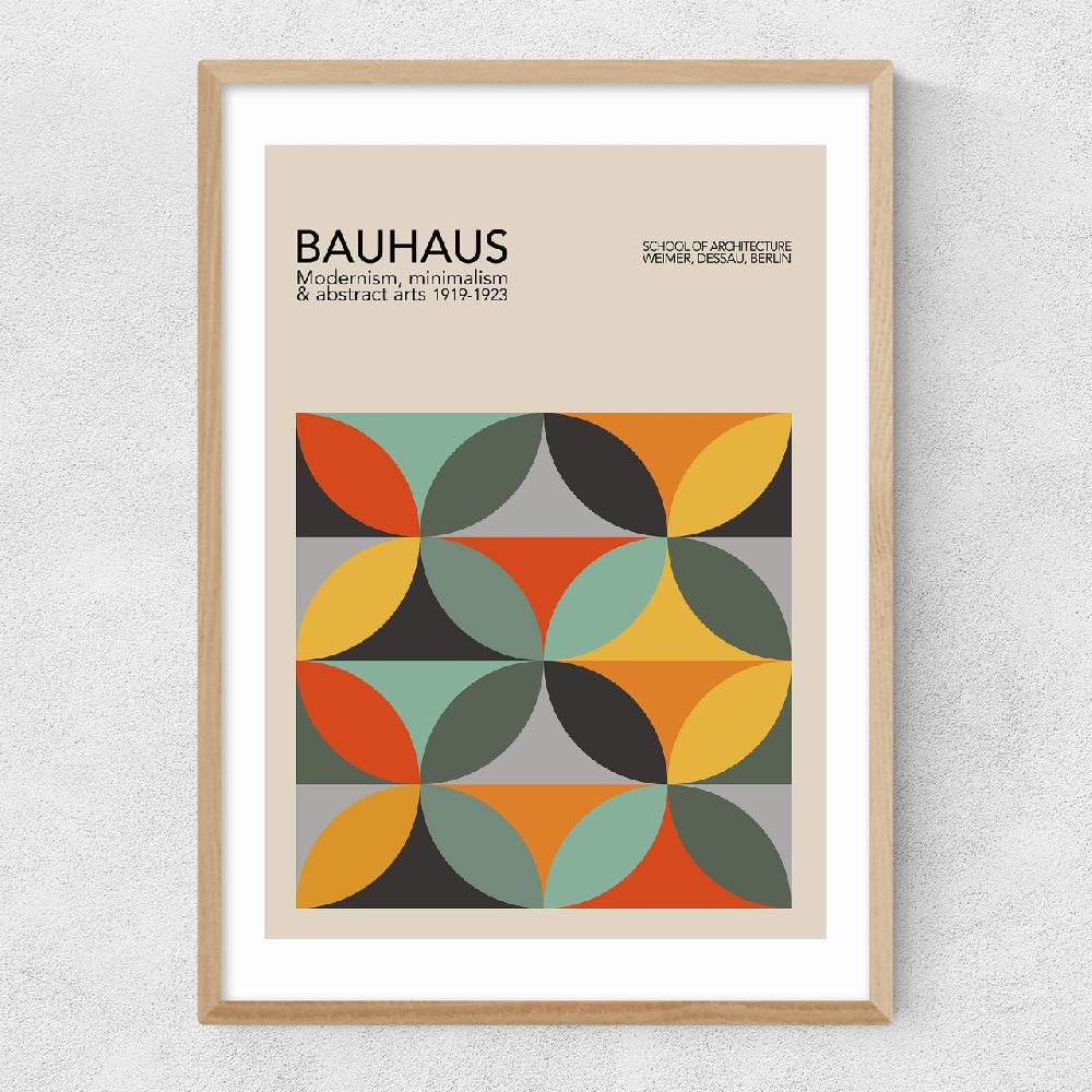 East End Prints Geometric Pattern Bauhaus