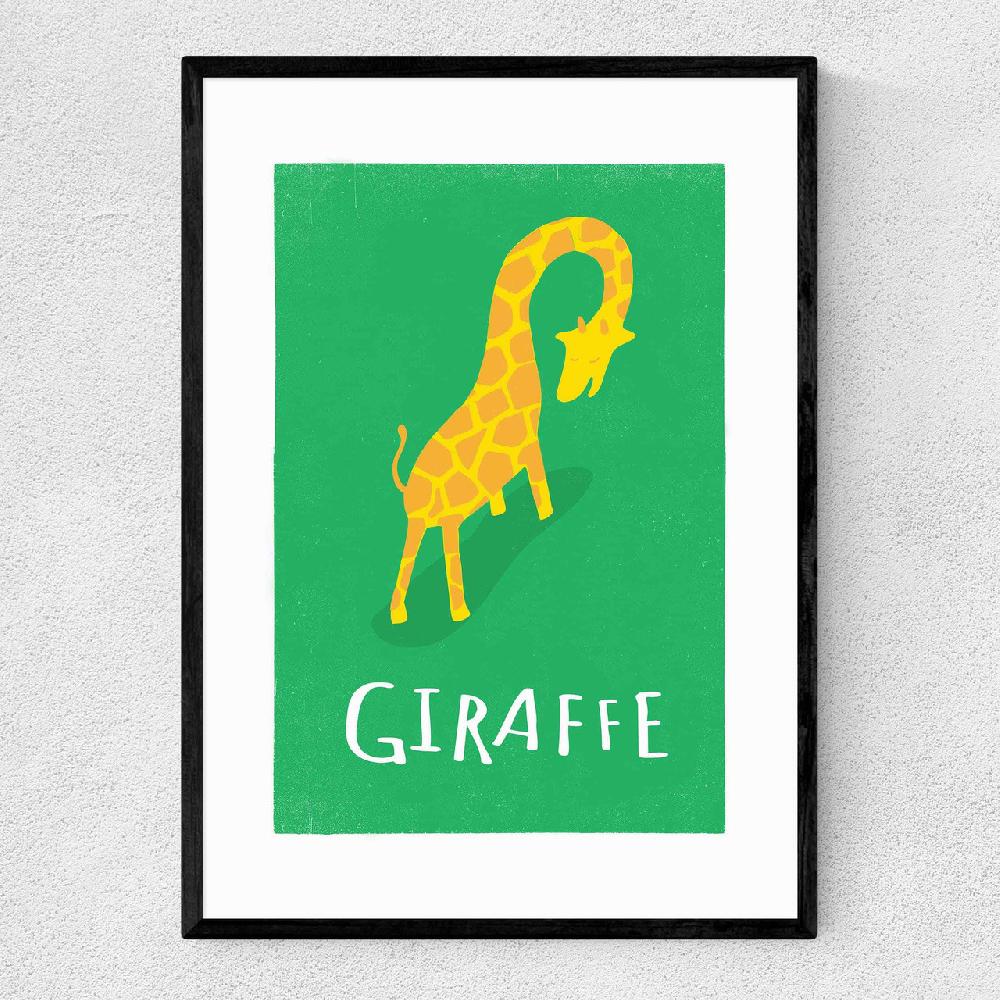 east end prints Giraffe by Rocket Jack