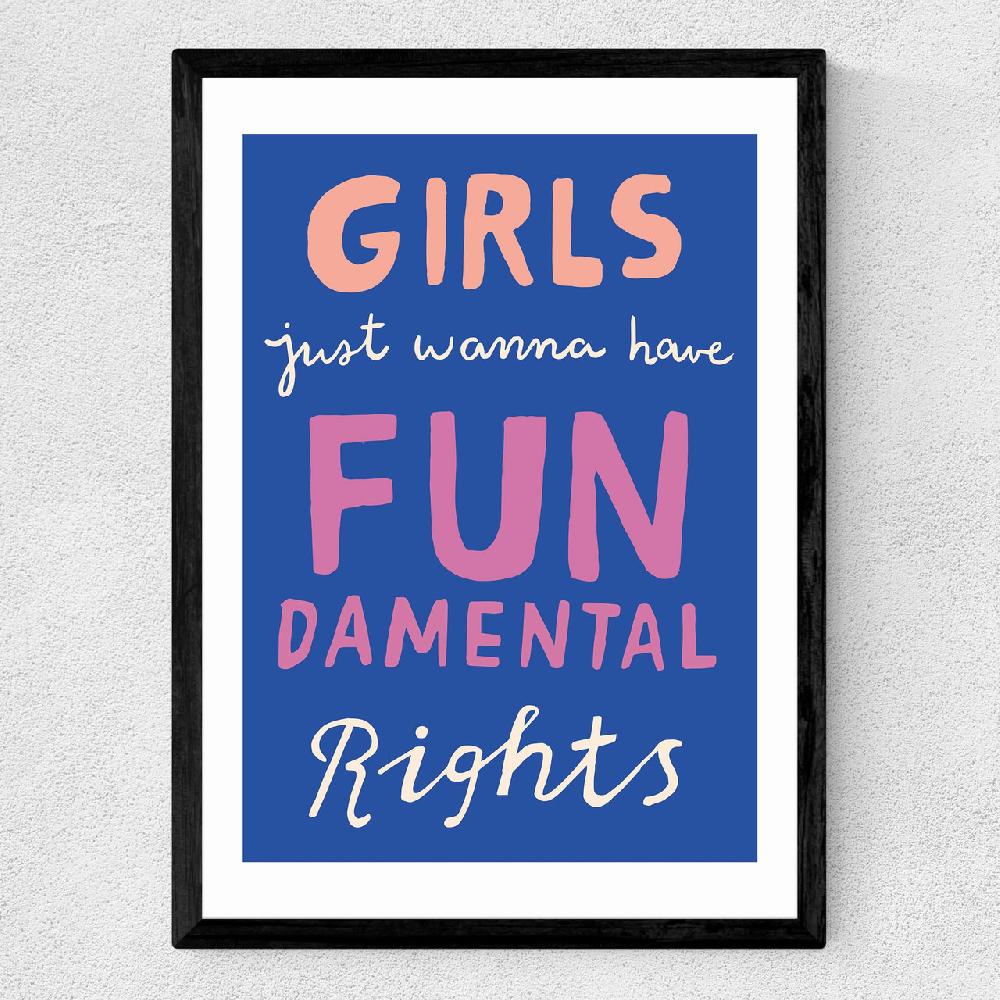 East End Prints Girls Just Wanna