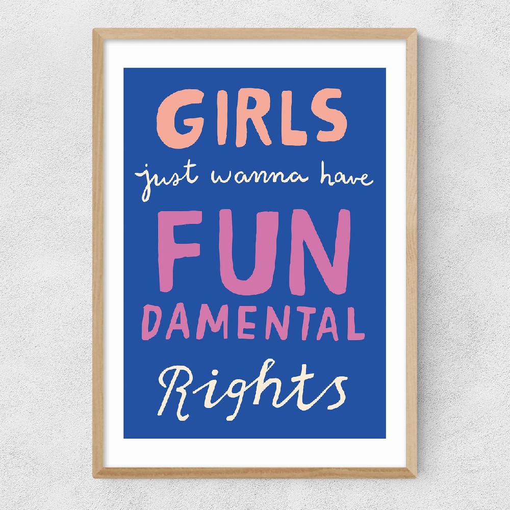 East End Prints Girls Just Wanna