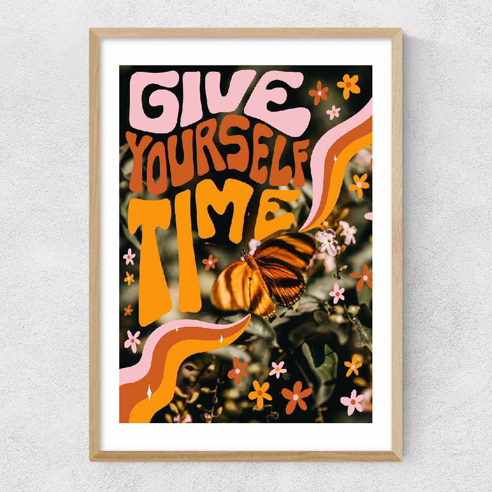 East End Prints Give Yourself Time