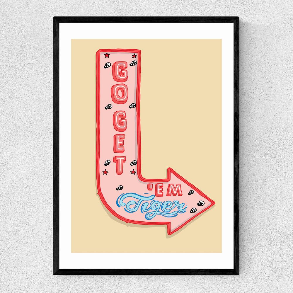 east end prints Go Get'em Tiger