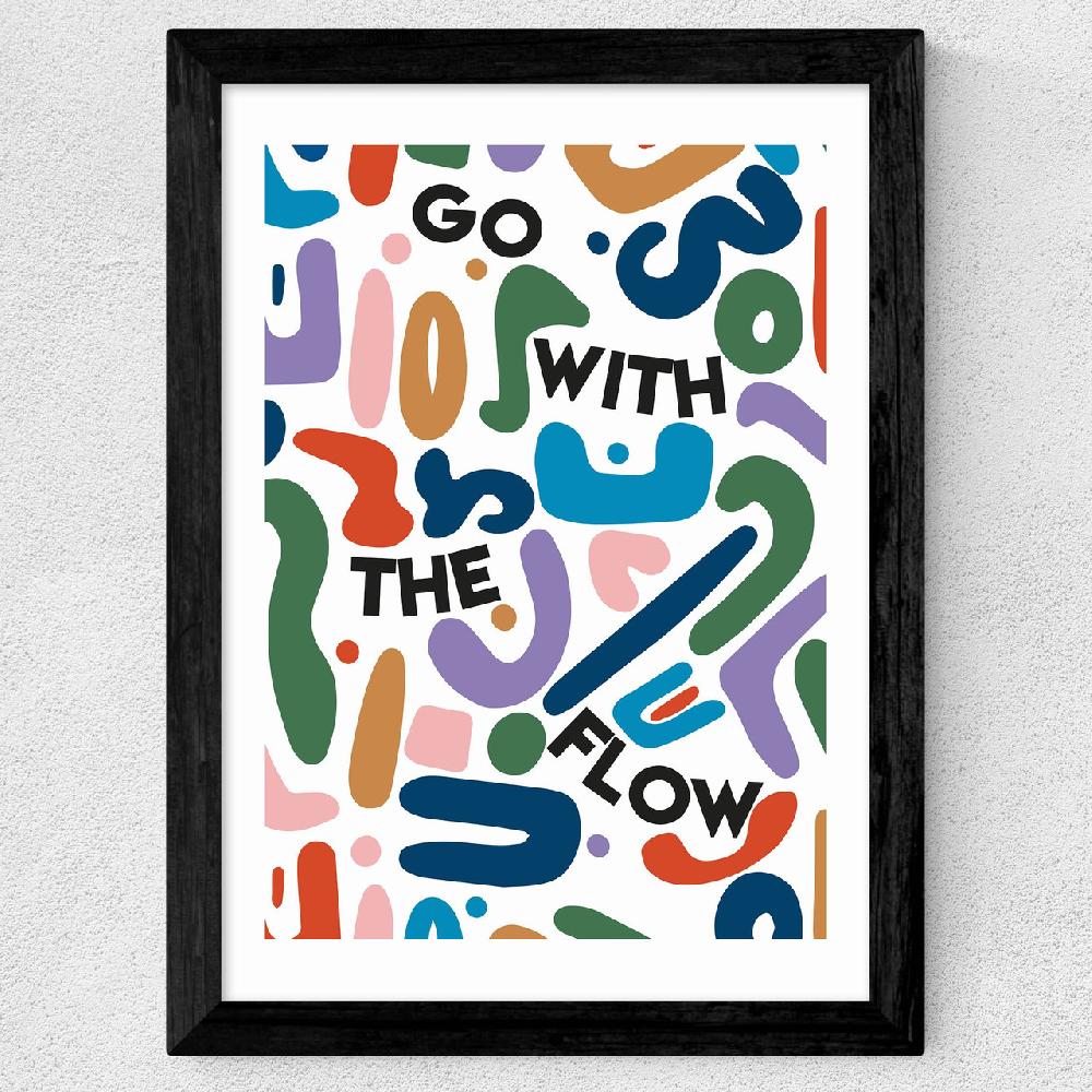 East End Prints Go With The Flow By Fan Club