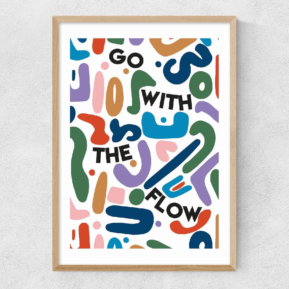 East End Prints Go With The Flow By Fan Club