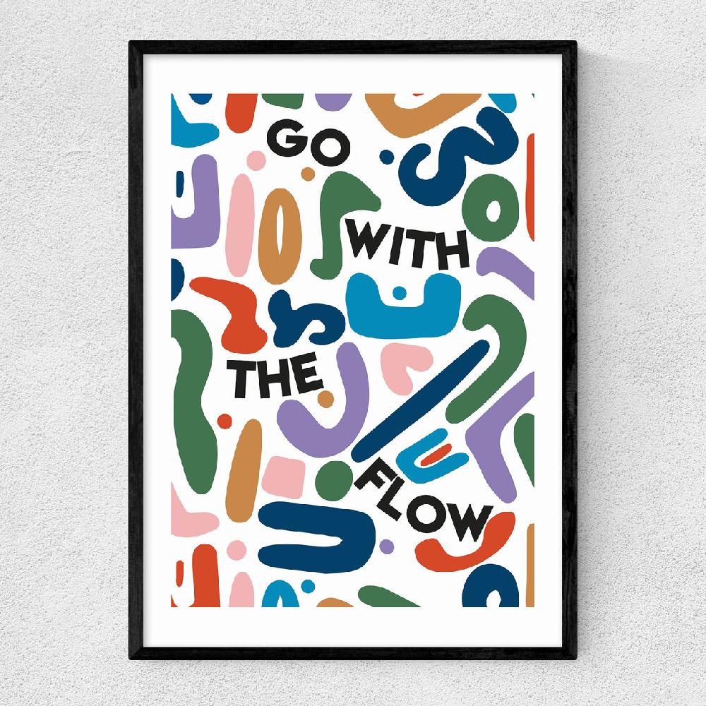 east end prints Go With The Flow by Fan Club