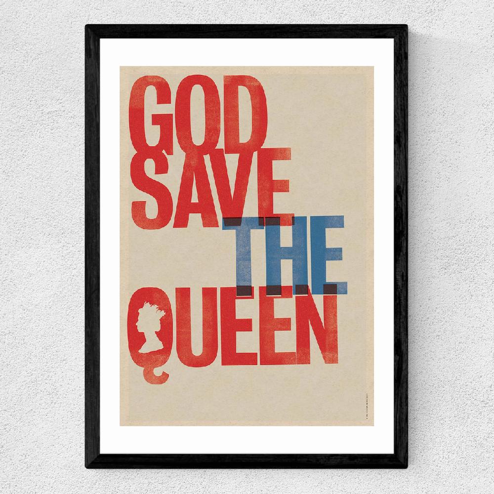 East End Prints God Save The Queen