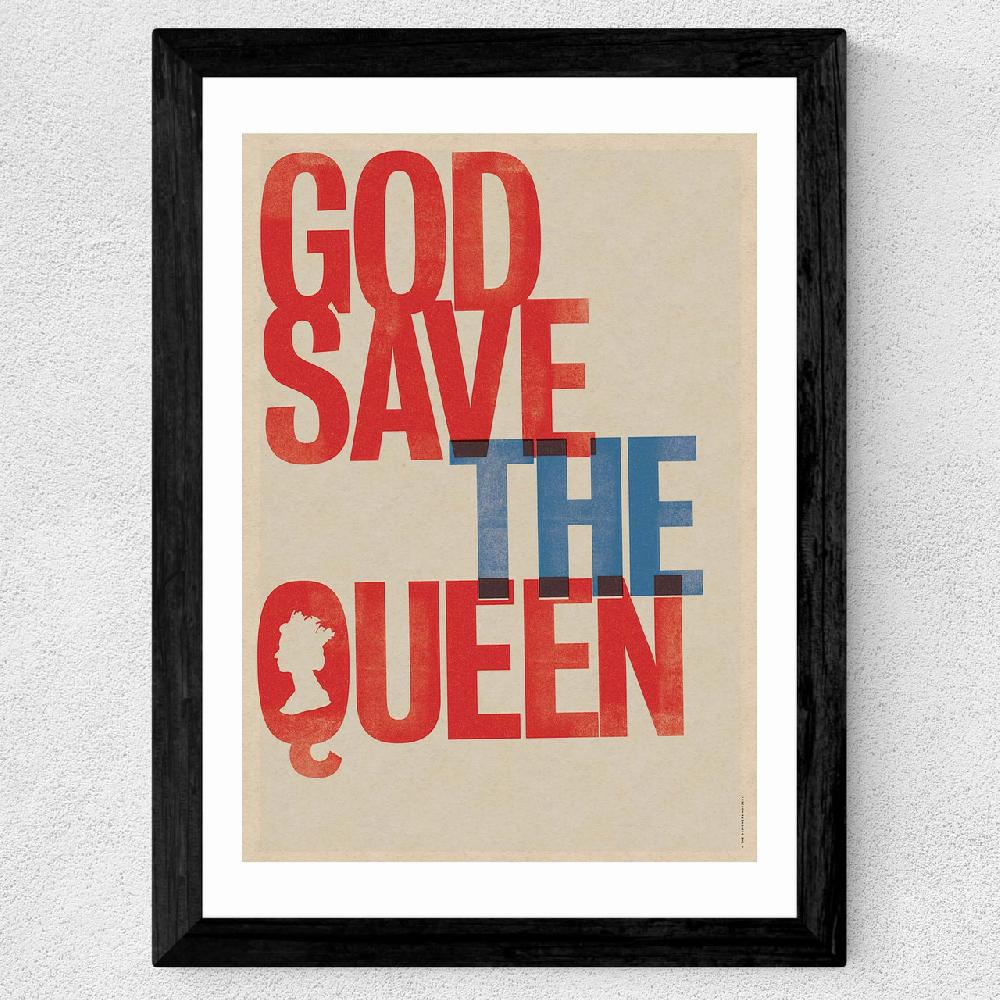 East End Prints God Save The Queen