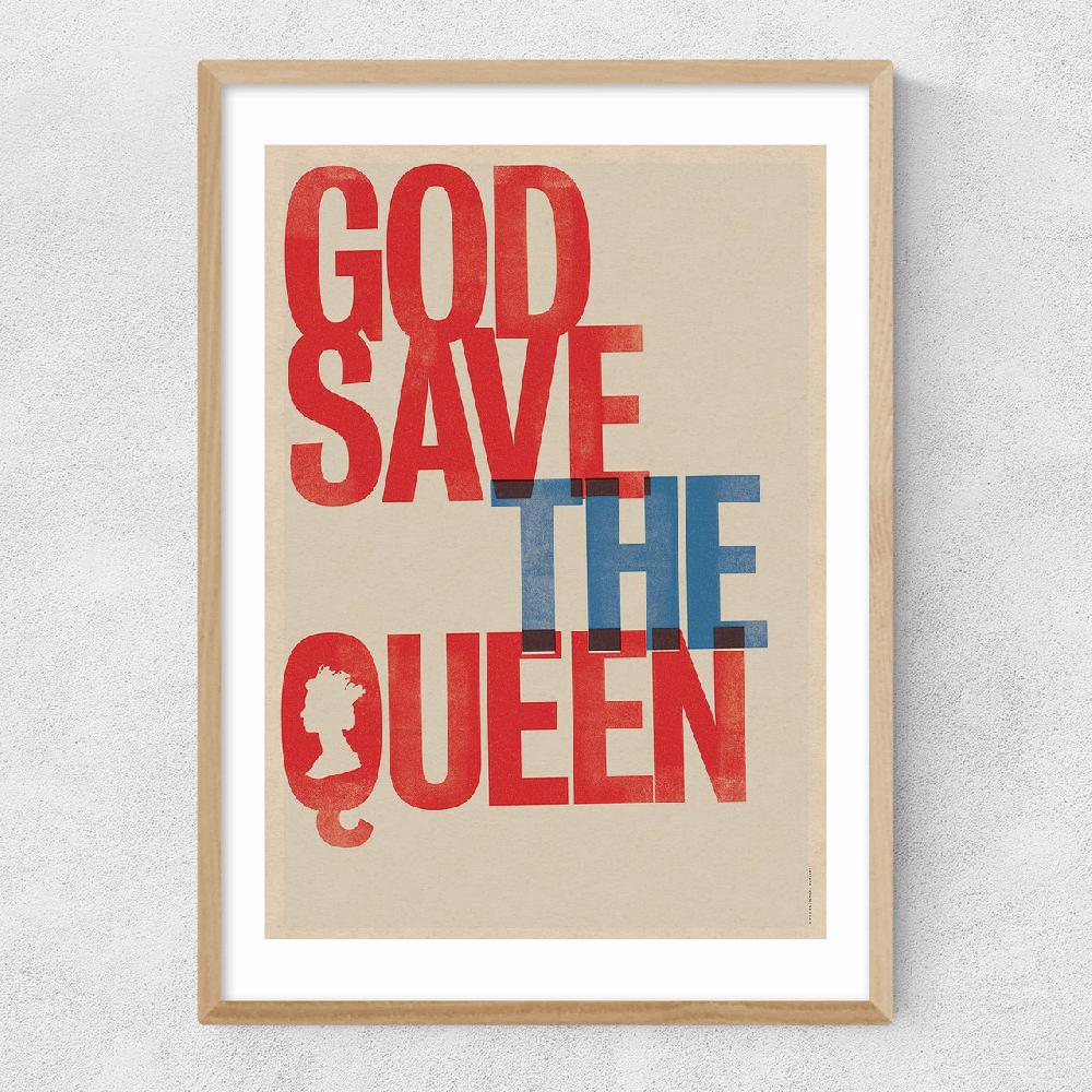 East End Prints God Save The Queen