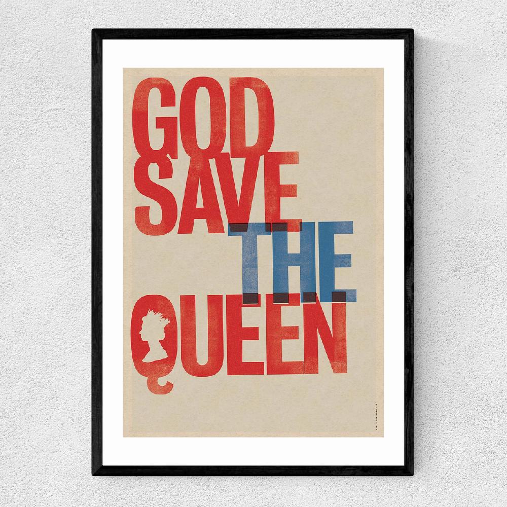 east end prints God Save the Queen