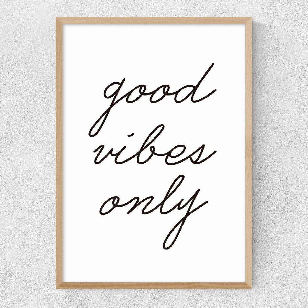 East End Prints Good Vibes Only