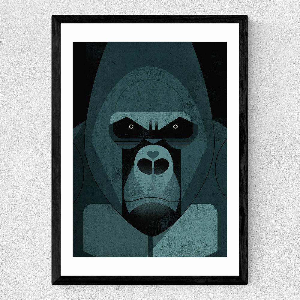East End Prints Gorilla By Dieter Braun