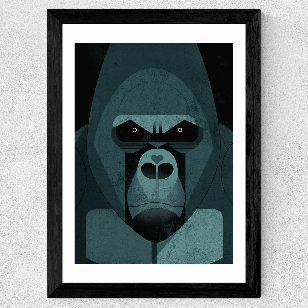 East End Prints Gorilla By Dieter Braun